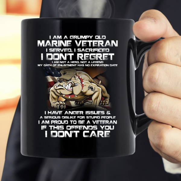 I Am A Grumpy Old Marine Veteran