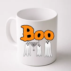 Boo Hanging Ghost Cute Funny Halloween Party Coffee Mug