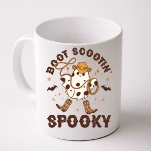 Boot Scootin Spooky Cute Halloween Cowboy Ghost Coffee Mug