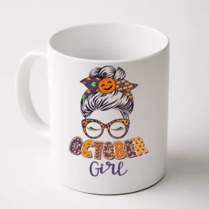 Cute Halloween Patterns October Girl Coffee Mug