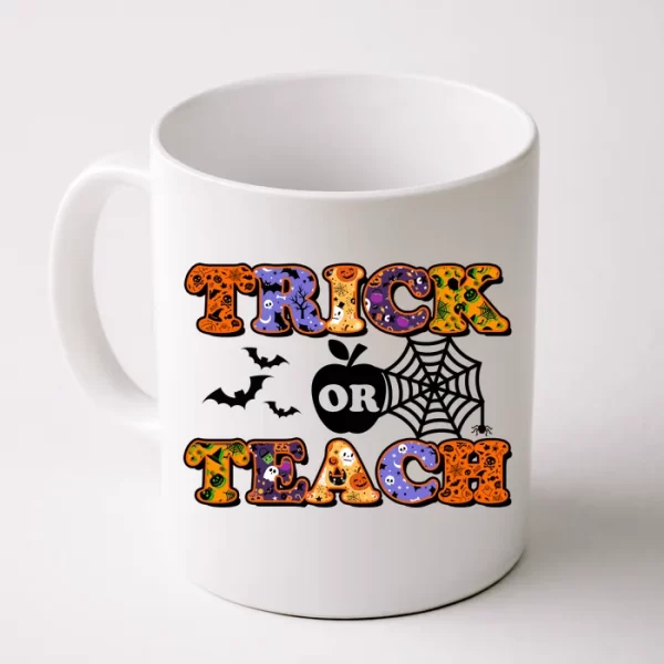 Cute Halloween Trick Or Teach Teacher Coffee Mug