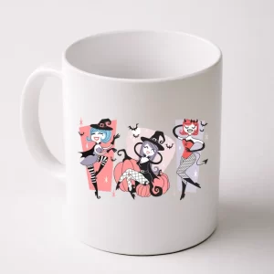 Cute Retro Halloween Pinup Girls Coffee Mug