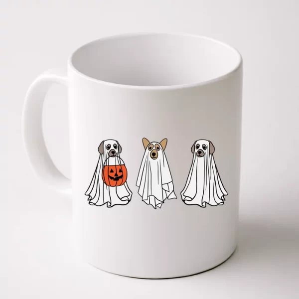 Funny Dog Ghosts Halloween Costume Coffee Mug