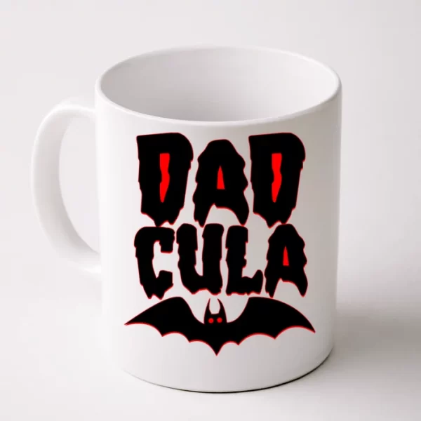 Funny Halloween Dadcula Dracula Coffee Mug