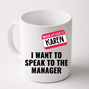 Funny Halloween Karen Costume Coffee Mug