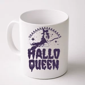 Funny Retro Halloween Yaaas Hallo Queen Witch Coffee Mug