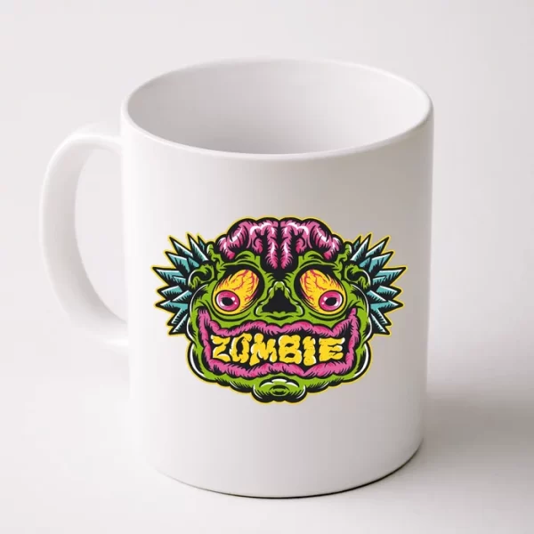 Funny Zombie Face Halloween Coffee Mug
