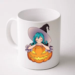 Halloween Cute Anime Witch Pumpkin Coffee Mug