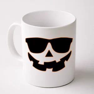 Halloween Jack-O- Lantern With Shades Coffee Mug