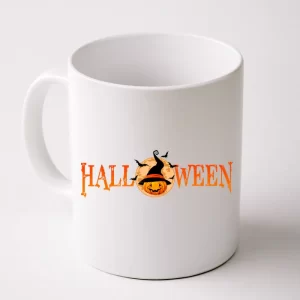 Halloween Pumpkin Witch Logo Coffee Mug