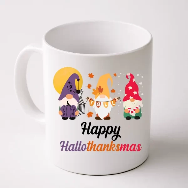 Halloween Thanksgiving Christmas Holiday Gnomes Coffee Mug