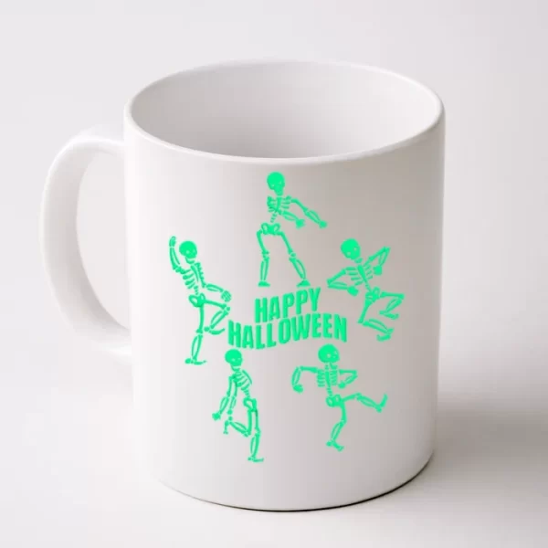 Happy Halloween Dancing Skeletons Coffee Mug