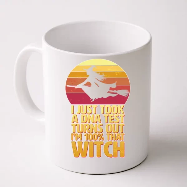 I'M 100 That Witch Dna Test Funny Halloween Coffee Mug