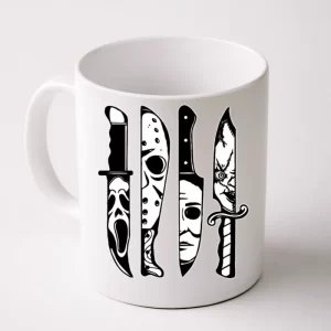 Knives Machete Horror Movies Halloween Coffee Mug