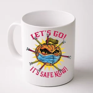 Let'S Go It'S Safe Now Halloween Quarantine Coffee Mug