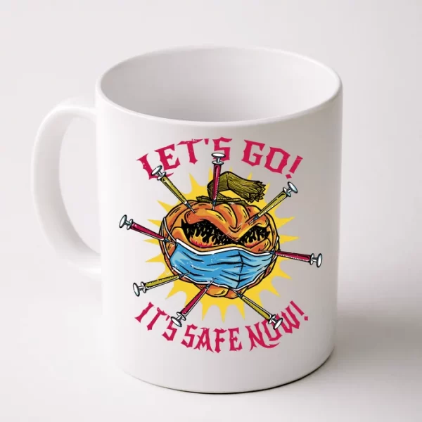 Let'S Go It'S Safe Now Halloween Quarantine Coffee Mug