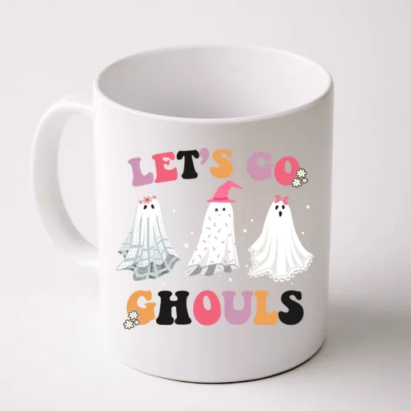 Lets Go Ghouls Cute Halloween Girl Squad Coffee Mug