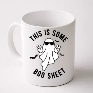 This Is Some Boo Sheet Ghost Funny Halloween Coffee Mug