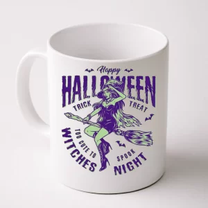 Vintage Halloween Too Cute To Spook Witches Night Coffee Mug