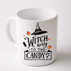 Witch Way Is The Candy Funny Halloween Coffee Mug