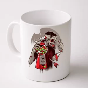 Zombie Gumballs Eyes Brains Halloween Coffee Mug