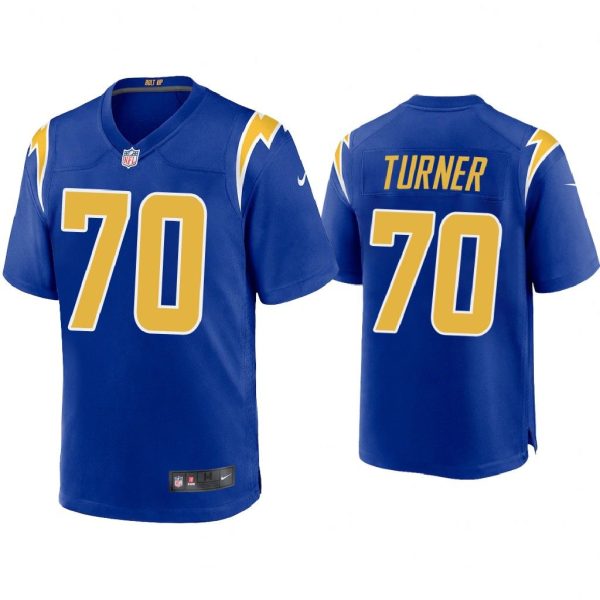 2020 Trai Turner Los Angeles Chargers Royal Game Jersey