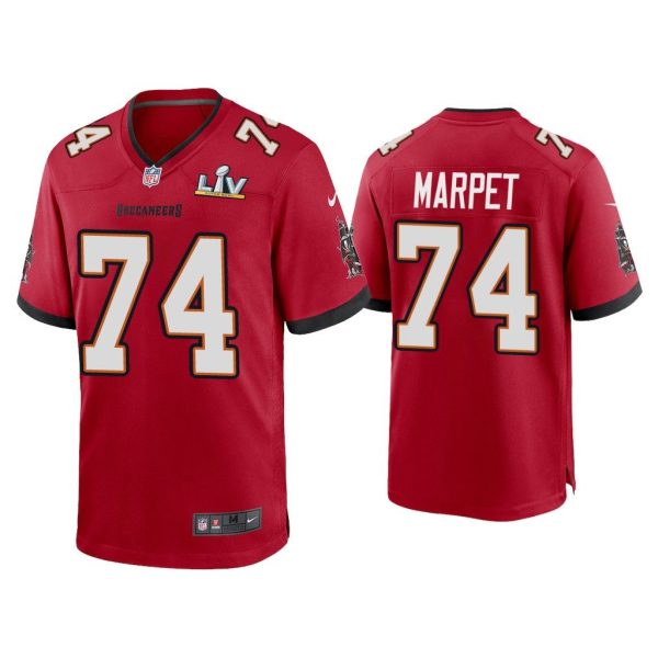 Ali Marpet Tampa Bay Buccaneers Super Bowl LV Red Game Jersey