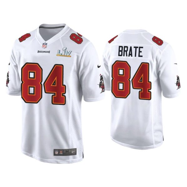 Cameron Brate Tampa Bay Buccaneers Super Bowl LV White Game Fashion Jersey
