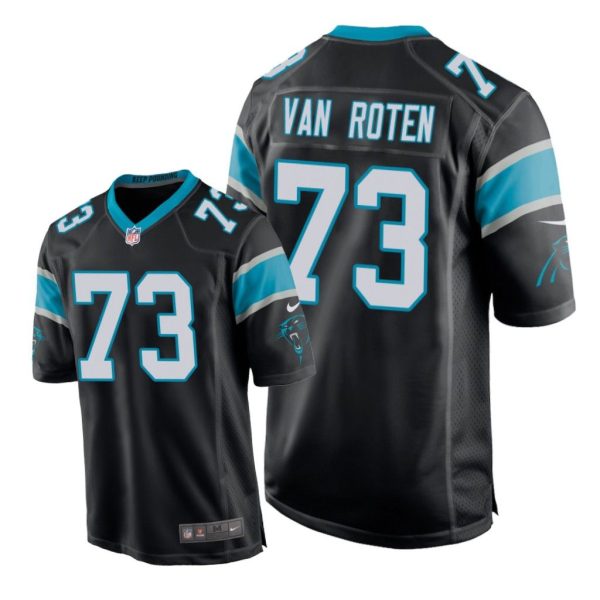Carolina Panthers #73 Black Men Greg Van Roten Game Jersey