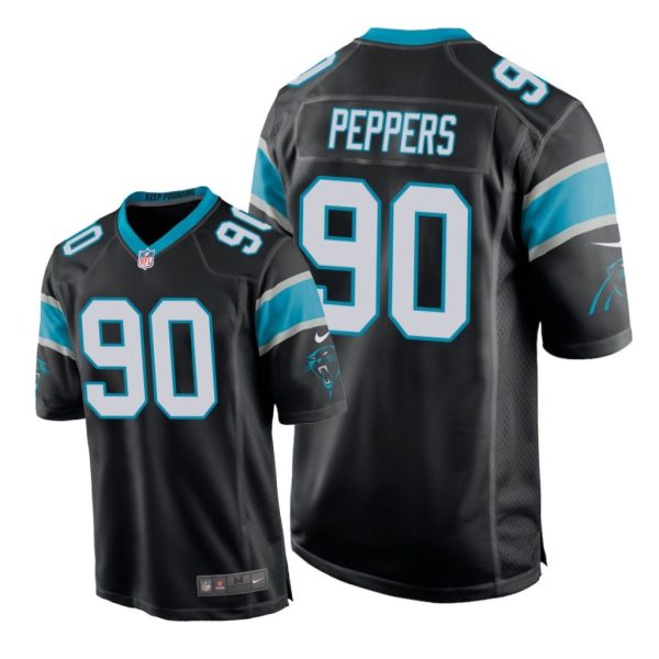 Carolina Panthers #90 Black Men Julius Peppers Game Jersey