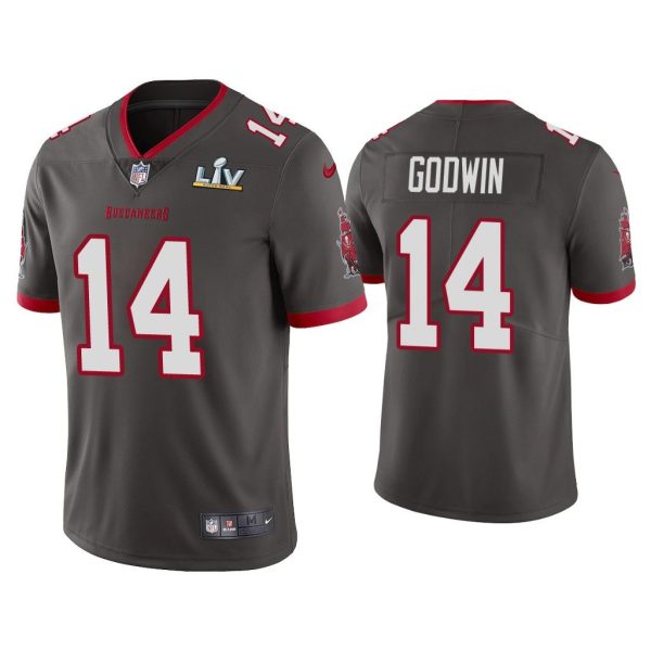 Chris Godwin Tampa Bay Buccaneers Super Bowl LV Pewter Vapor Limited Jersey