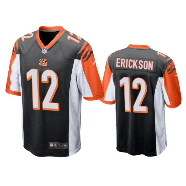 Cincinnati Bengals #12 Black Men Alex Erickson Game Jersey