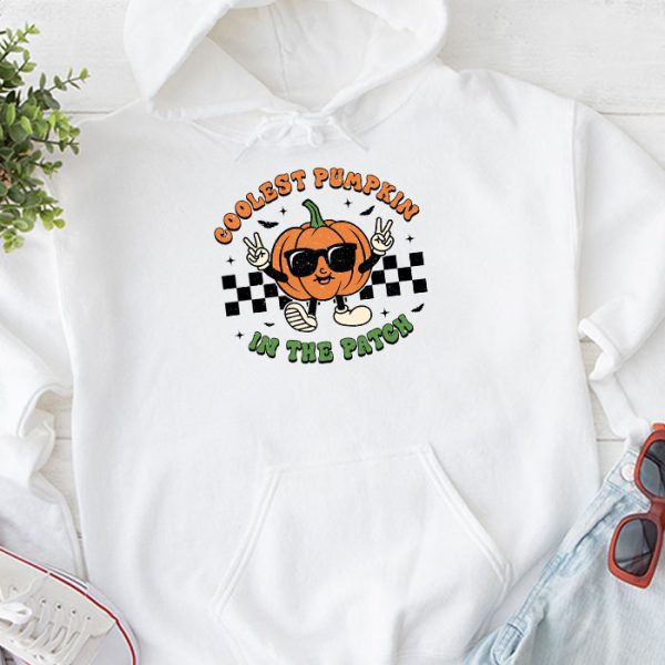 Coolest Pumpkin In The Patch Toddler Kids Boys Halloween Hoodie TH648
