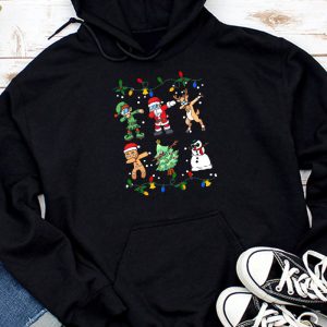 Dabbing Santa Friends Xmas Gifts Kids Girls Boys Christmas T-Shirt TH776