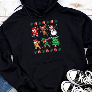 Dabbing Santa Friends Xmas Gifts Kids Girls Boys Christmas T-Shirt TH778