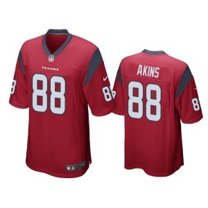 Nike Houston Texans No88 Jordan Akins Red Alternate Men's Stitched NFL Vapor Untouchable Limited Jersey
