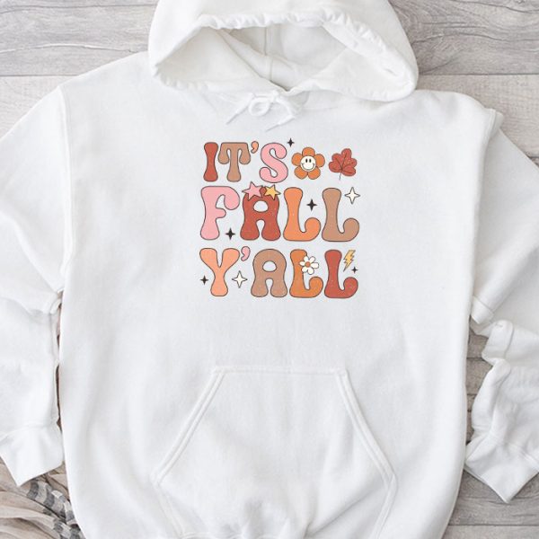 It's Fall Y'all Pumpkin Spice Retro Autumn Thanksgiving Hoodie TH873