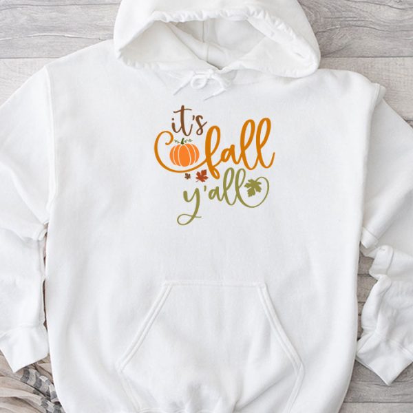 It's Fall Y'all Pumpkin Spice Retro Autumn Thanksgiving Hoodie TH874