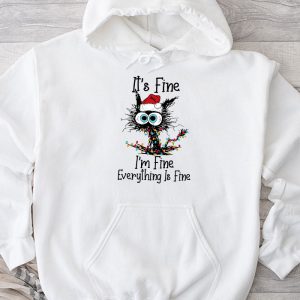 It's Fine I'm Fine Everything Is Fine Christmas Santa Kids Hoodie TH841