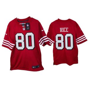 Jerry Rice San Francisco 49ers Scarlet 2021 Game Throwback Jersey