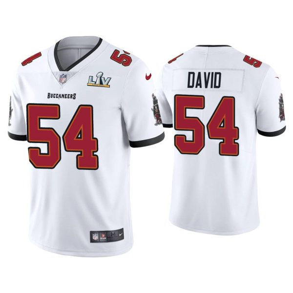 Lavonte David Tampa Bay Buccaneers Super Bowl LV White Vapor Limited Jersey
