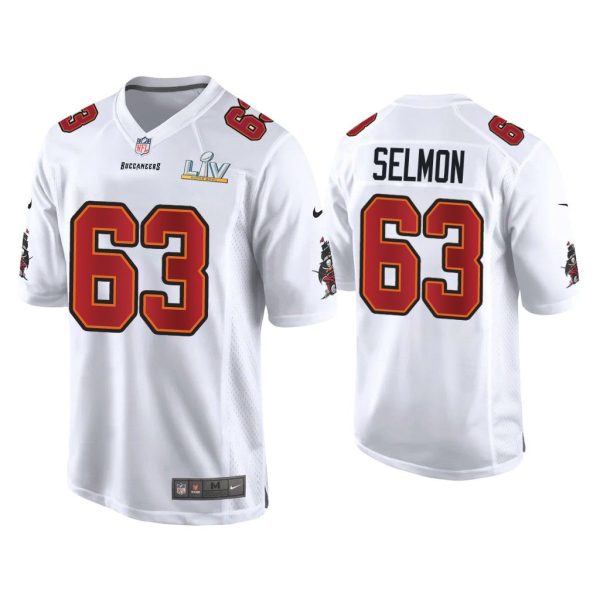 Lee Roy Selmon Tampa Bay Buccaneers Super Bowl LV White Game Fashion Jersey