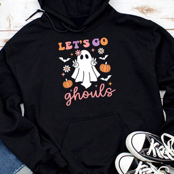 Let's Go Ghouls Ghost Funny Halloween Costume Kid Girl Women Hoodie TH842