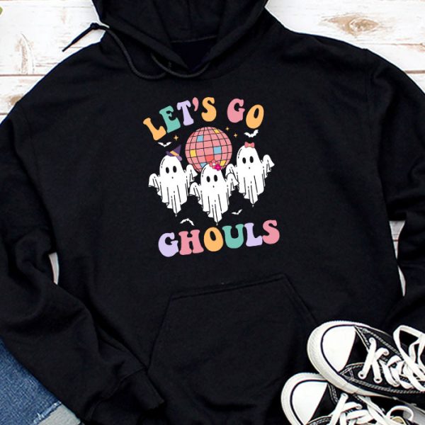 Let's Go Ghouls Ghost Funny Halloween Costume Kid Girl Women Hoodie TH843