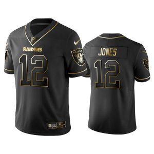 Men 2019 Golden Edition Vapor Limitd Raiders Zay Jones Black Jersey