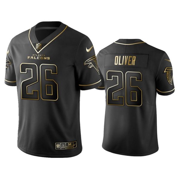 Men 2019 Golden Edition Vapor Untouchable Limited Falcons Isaiah Oliver Black Jersey