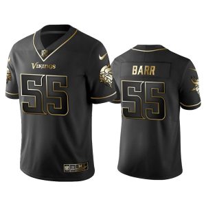 Men 2019 Golden Edition Vapor Untouchable Limited Minnesota Vikings #55 Anthony Barr Black Jersey