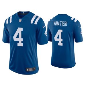 Men 2020 Adam Vinatieri Indianapolis Colts Royal Vapor Limited Jersey