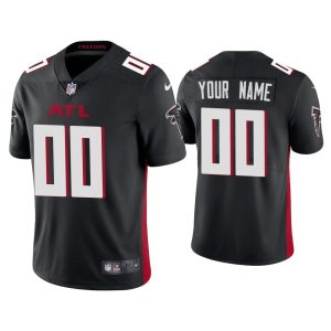 Men 2020 Custom Atlanta Falcons Black Vapor Limited Jersey