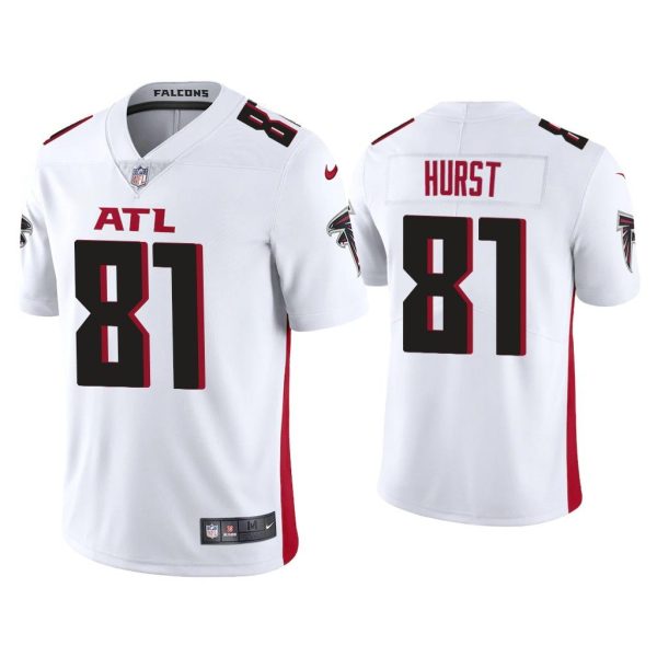Men 2020 Hayden Hurst Atlanta Falcons White Vapor Limited Jersey
